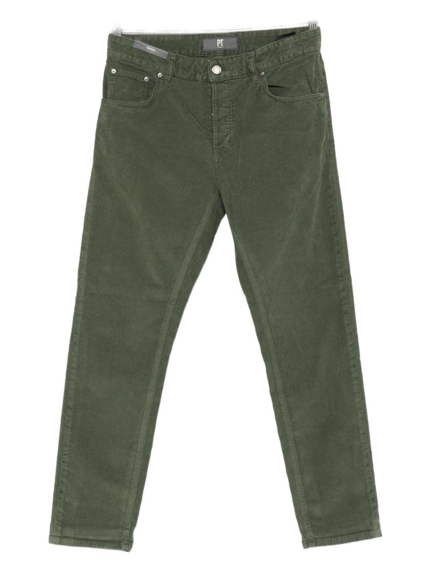 Pt Torino Straight-Leg Military-Style Jeans