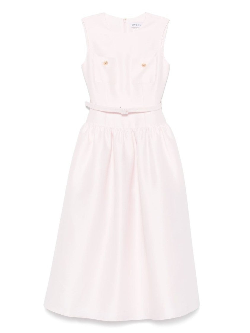 Self-Portrait Taffeta Midi Dress