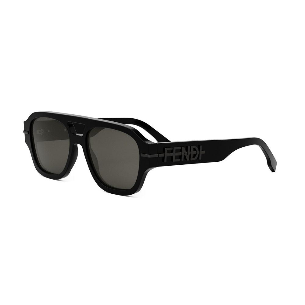 Fendi Graphy Double Bridge Pilot Sunglasses