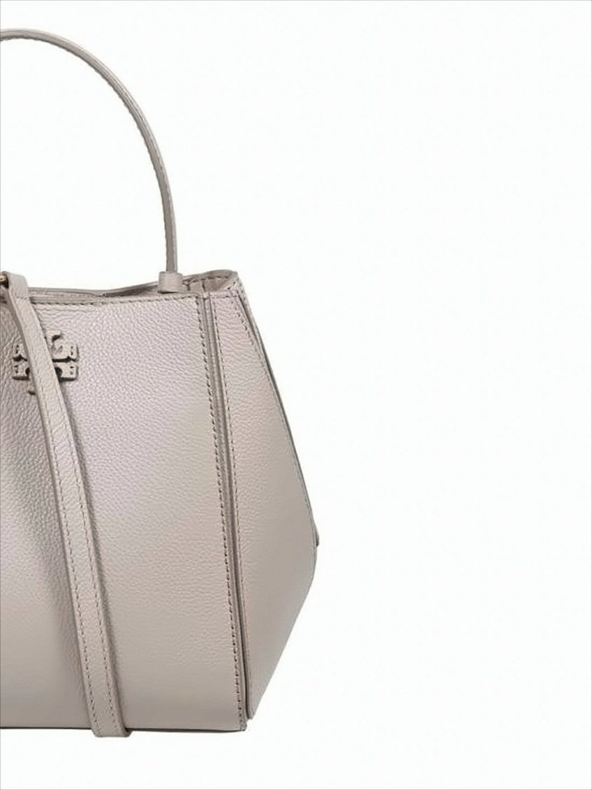 Tory Burch Textured Leather Tote Bag With Carrying Options