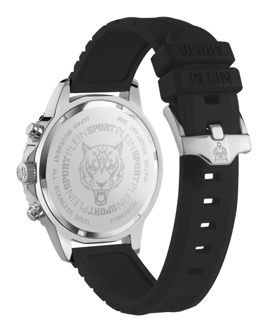 Plein Sport Glam Chrono Silicone Watch