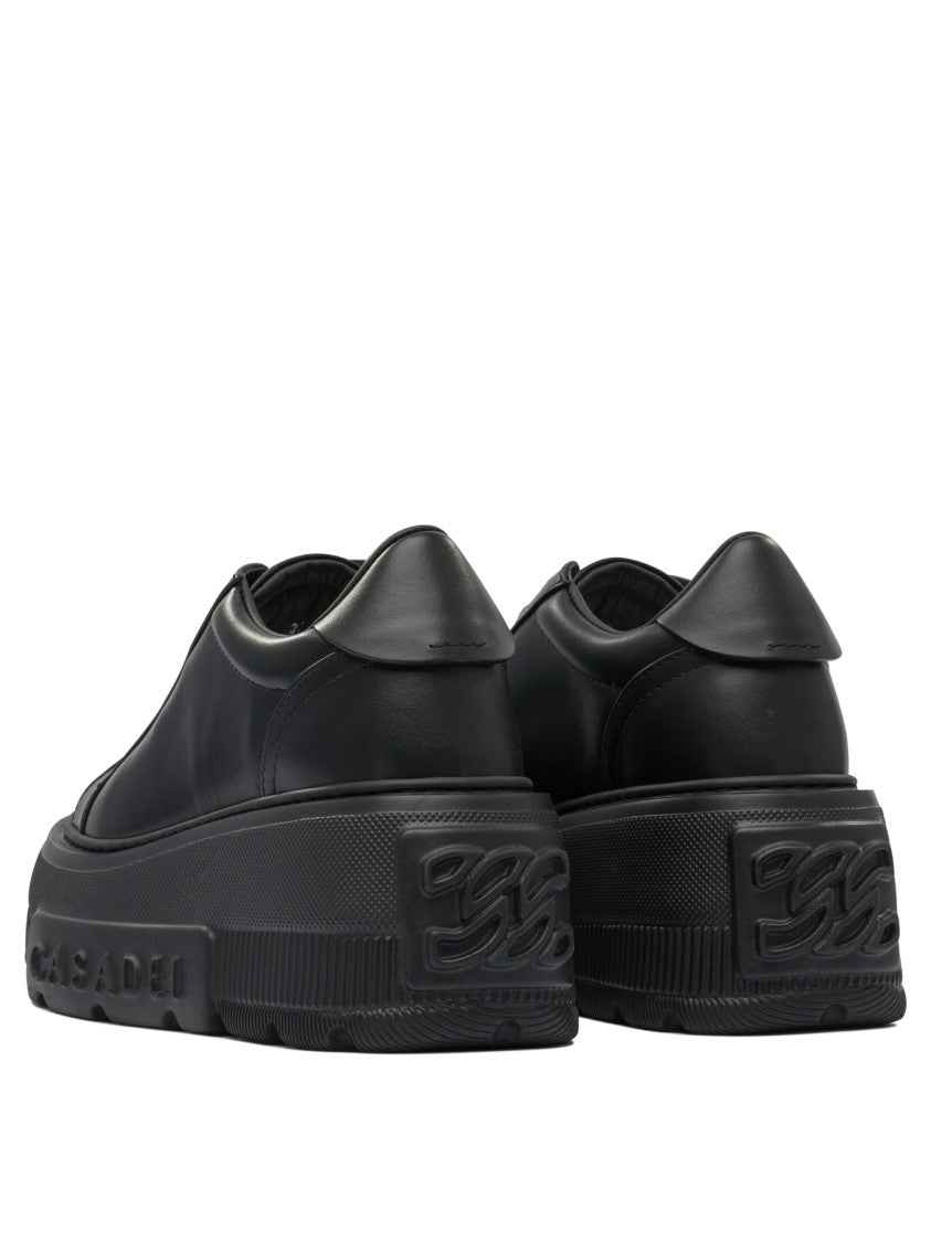 Casadei Sole Sneakers With Design And Elevated Platform