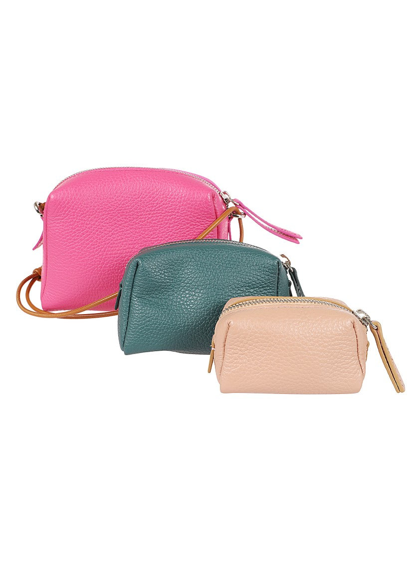 Zanellato Textured Leather Pouch Set