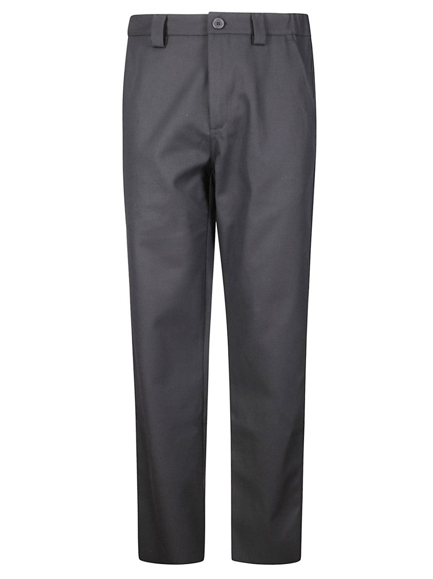 Gr10k Straight-Leg Pants With Elastic Waistband And Chino Pockets