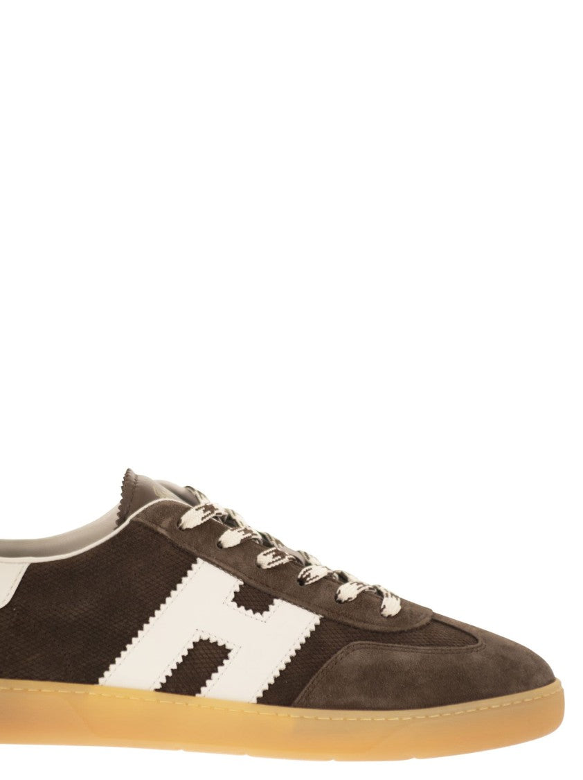 Hogan Retro-Inspired Suede Trainers With Memory Foam Comfort