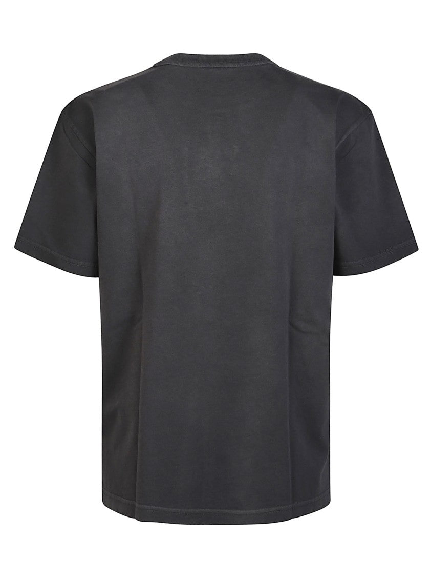 T By Alexander Wang Hotfix Logo Cotton Boxy T-Shirt