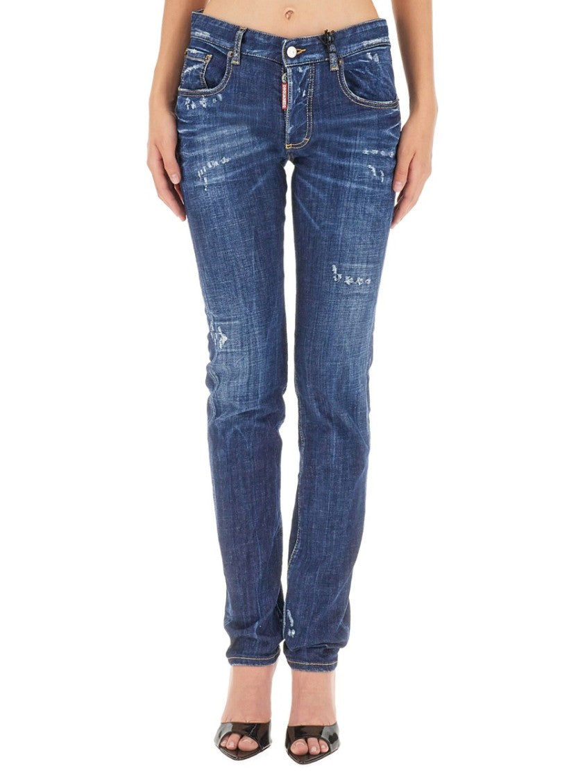 Dsquared2 Slim-Fit Distressed Jeans