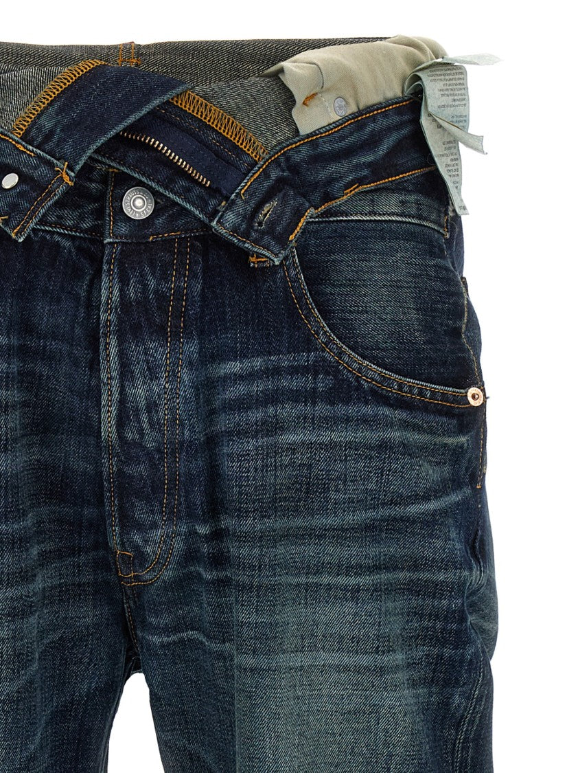 Junya Watanabe Stonewashed Denim Jeans