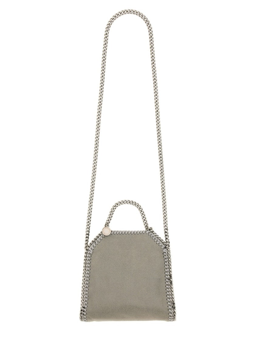 Stella Mccartney Falabella Tiny Silver Chain Tote Bag