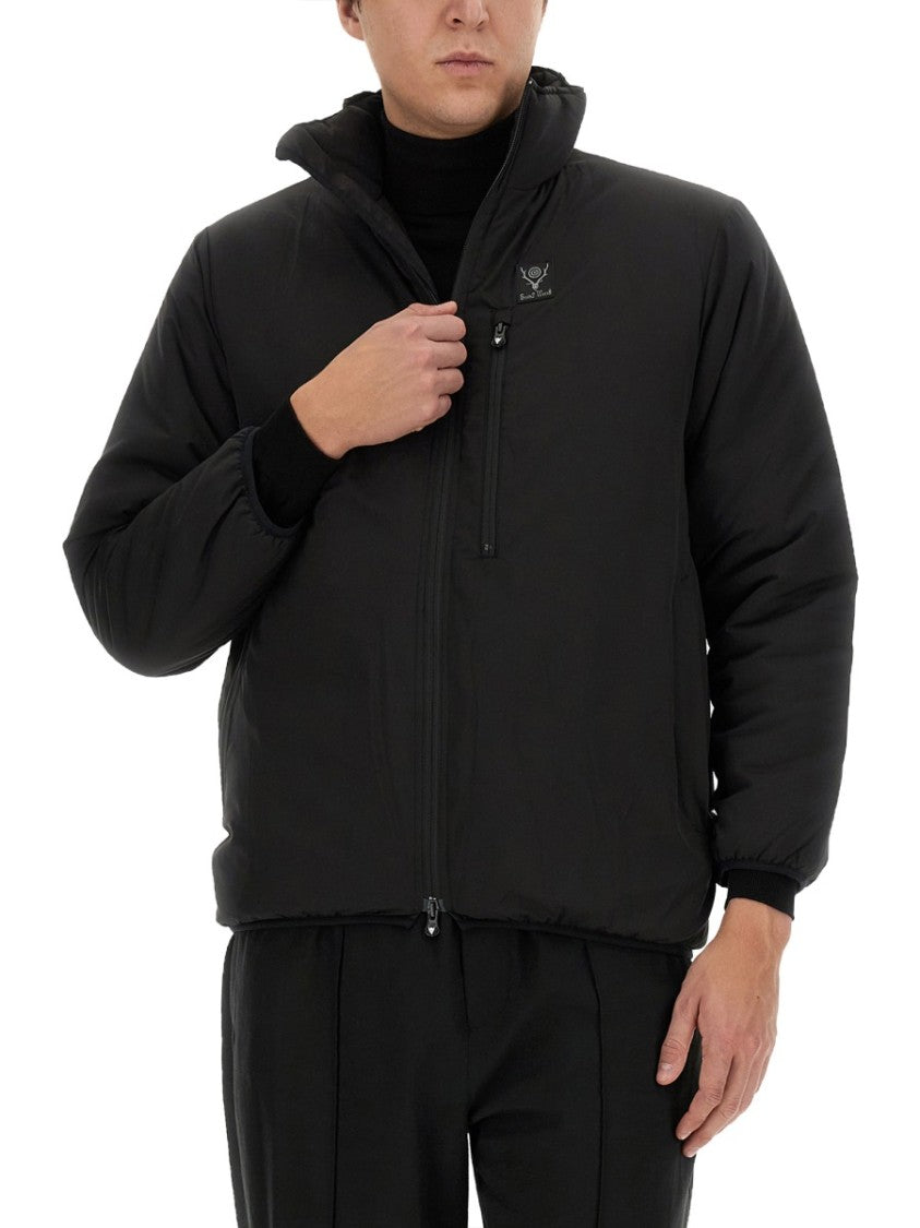 South2 West8 Padded Jacket With High Collar