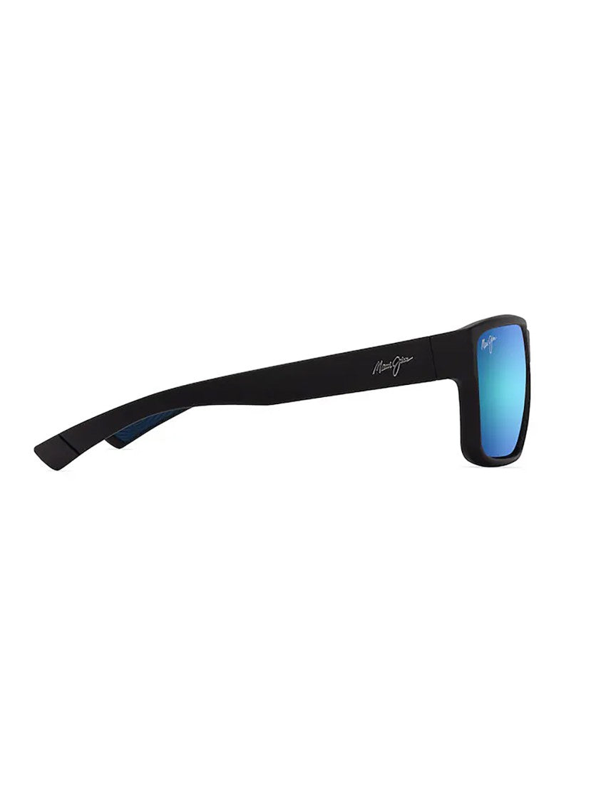 Maui Jim Uila Bold Rectangular Frame Sunglasses