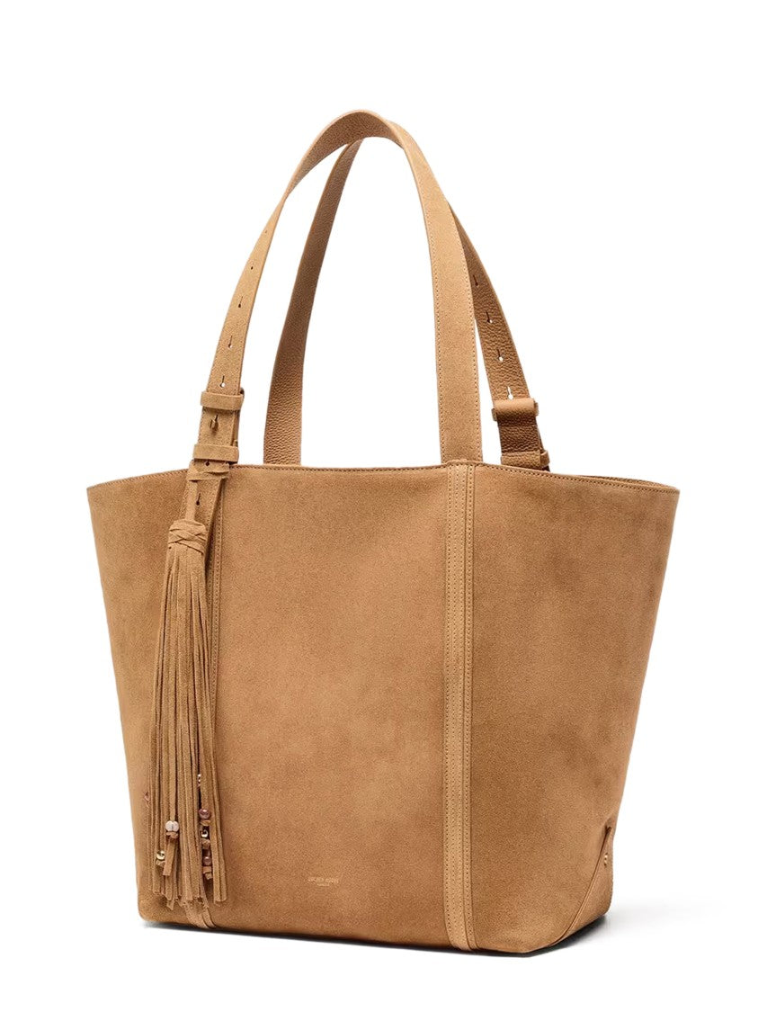 Golden Goose Brown Suede Tote Bag