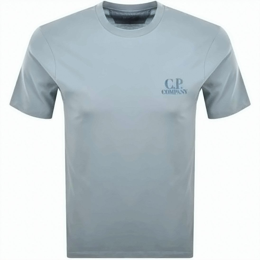 C.P. Company Soft Blue T-Shirt With Iconic Graphic Print