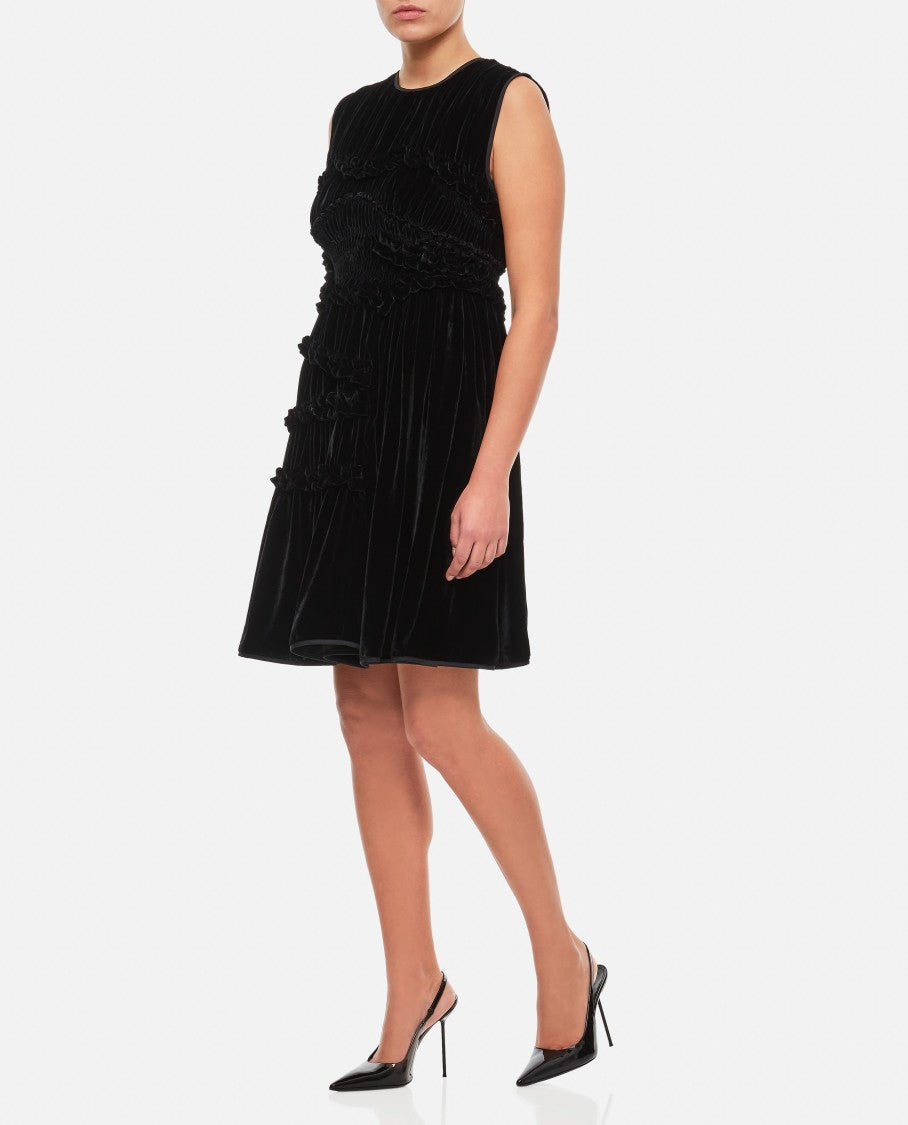 Cecilie Bahnsen Uki Sleeveless Velvet Dress