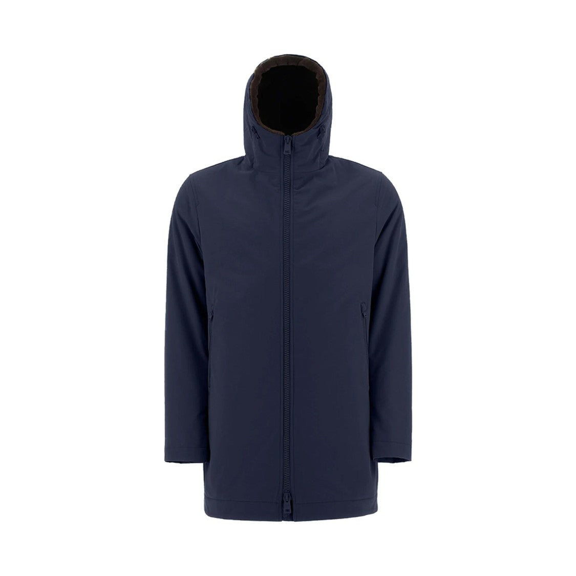 Herno Parka Coat With Faux Fur Lining