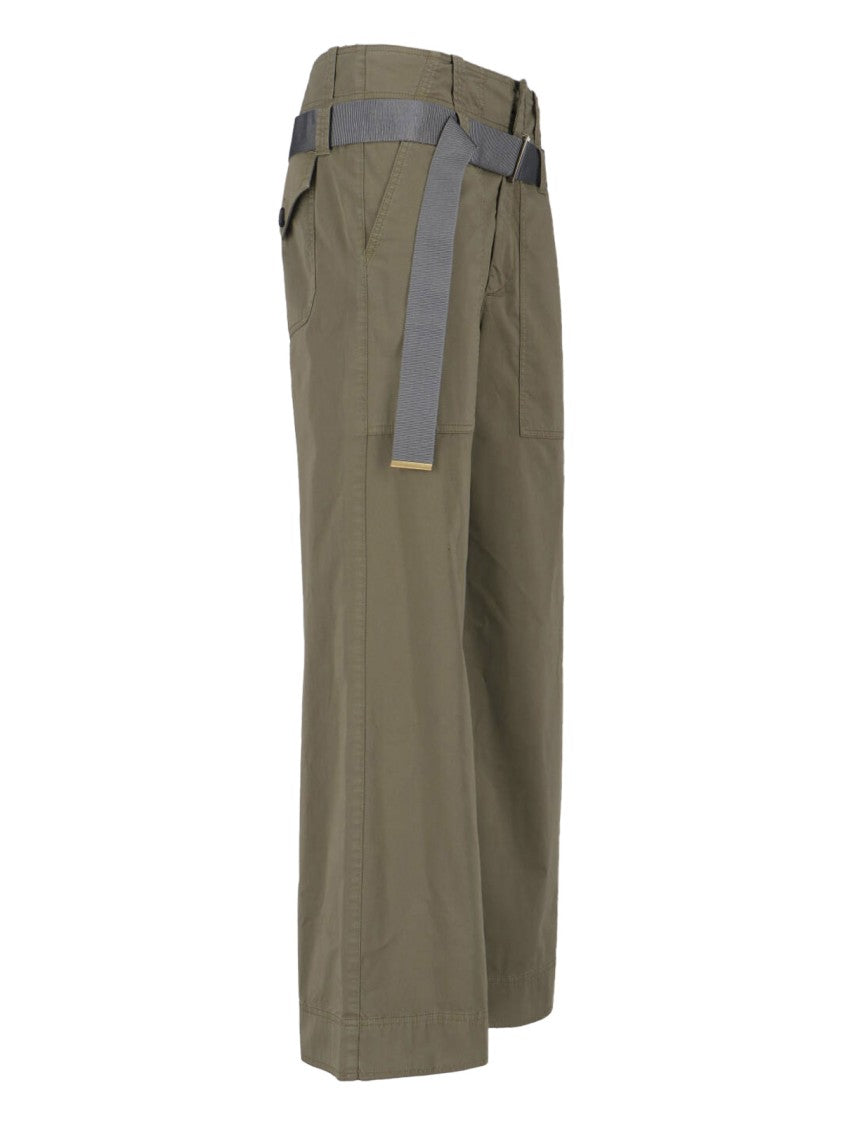 Seafarer Wide-Leg Pants – Green