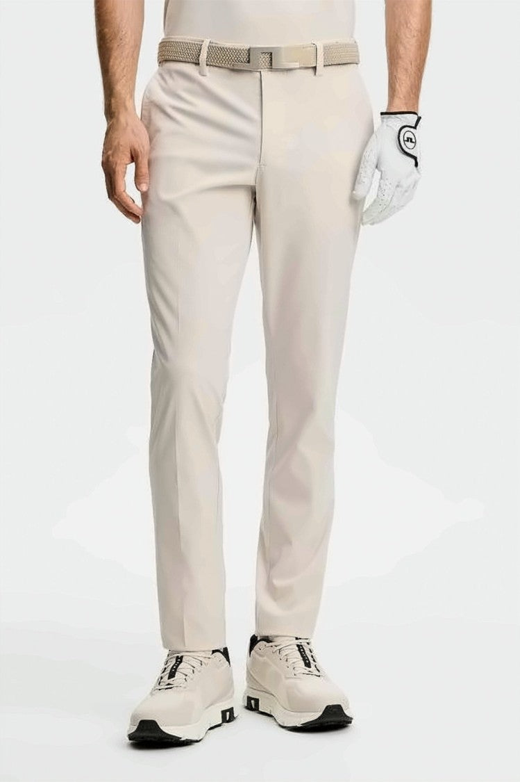 J Lindeberg Straight-Fit Minimalist Pants With Tailored Design