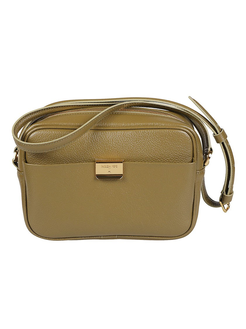 Patrizia Pepe All Day Rectangular Calfskin Shoulder Bag