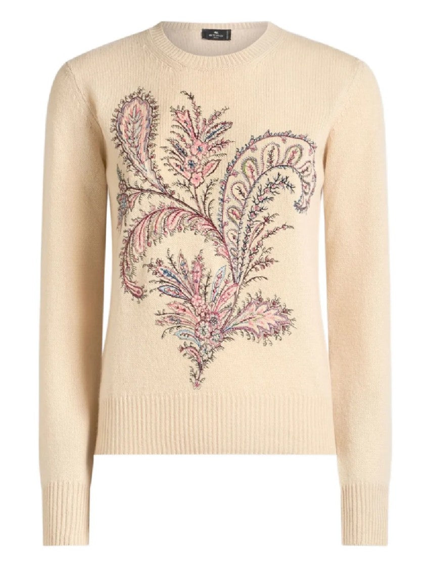 Etro Intricately Embroidered Knitwear Top