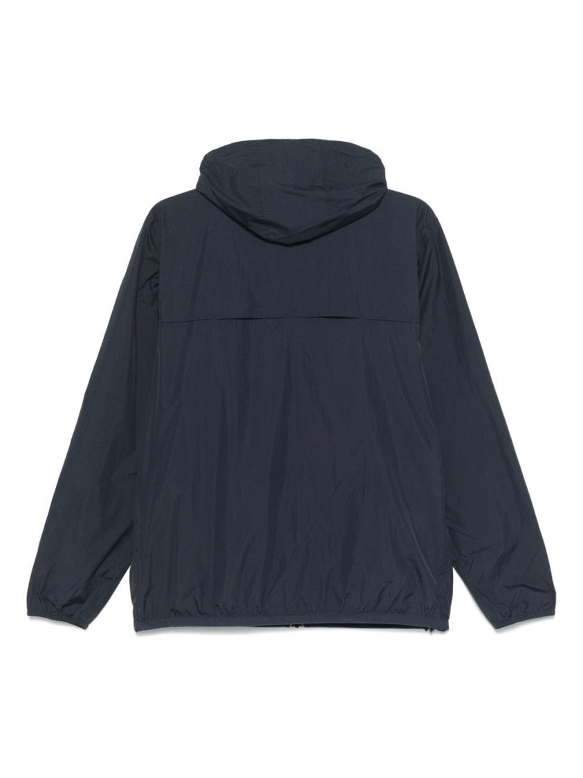 K-Way Dark Navy Le Vrai Hooded Jacket