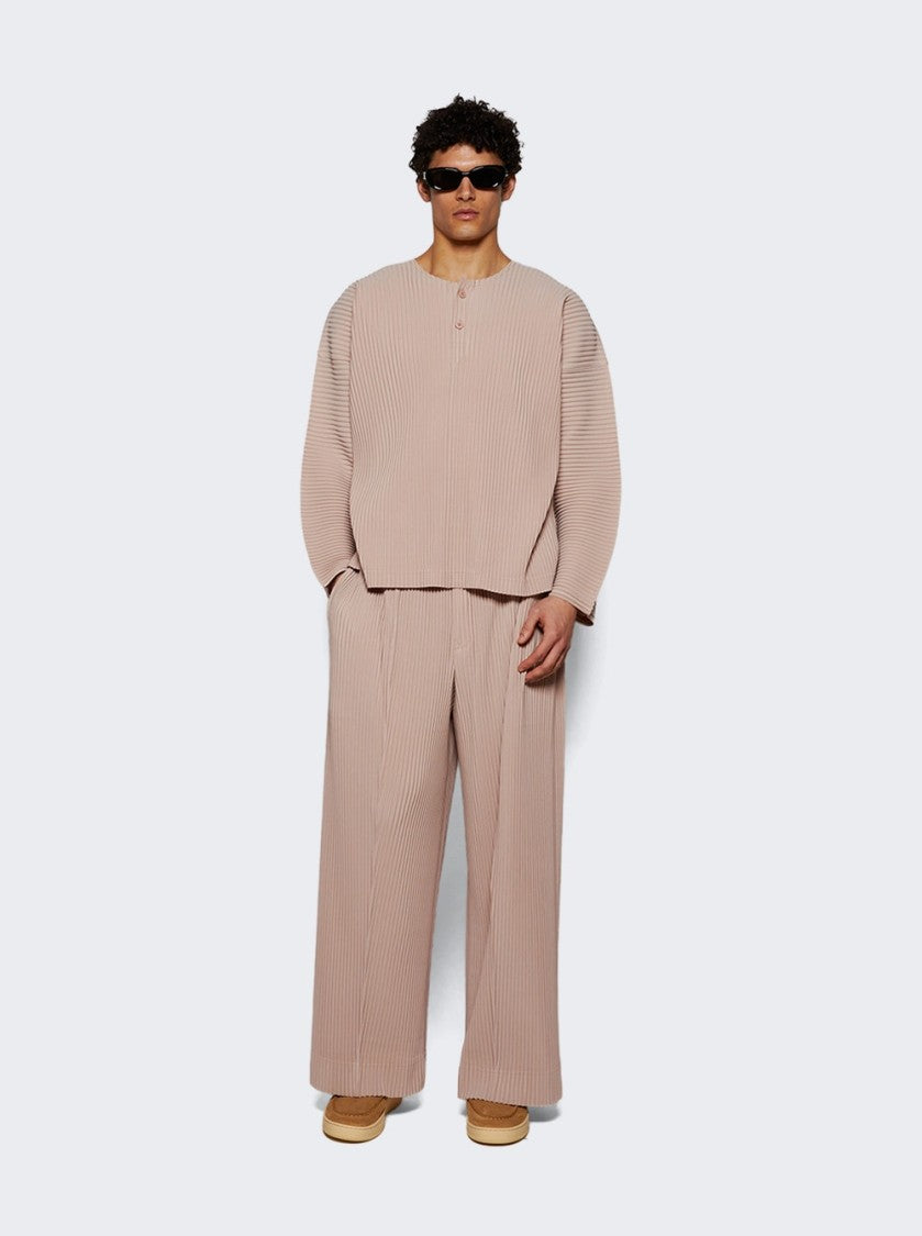 Homme Plissé Issey Miyake Pleated Shirt Rose Grey