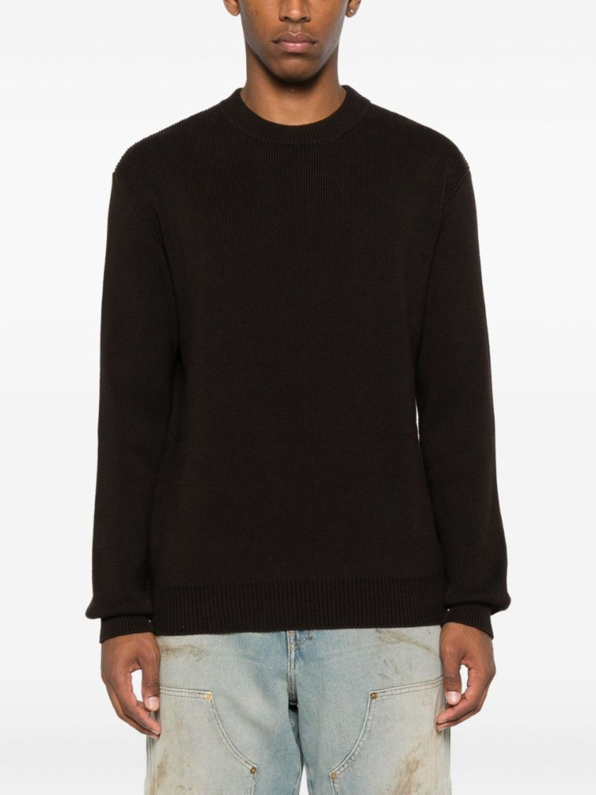 Golden Goose Crewneck Black Knit Sweater