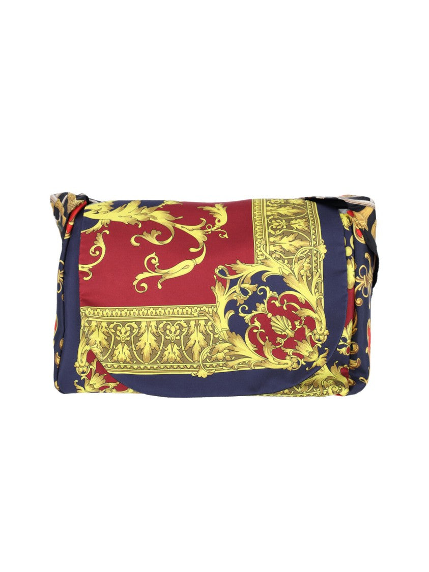 Junya Watanabe Printed Silk Shoulder Bag – Multicolor