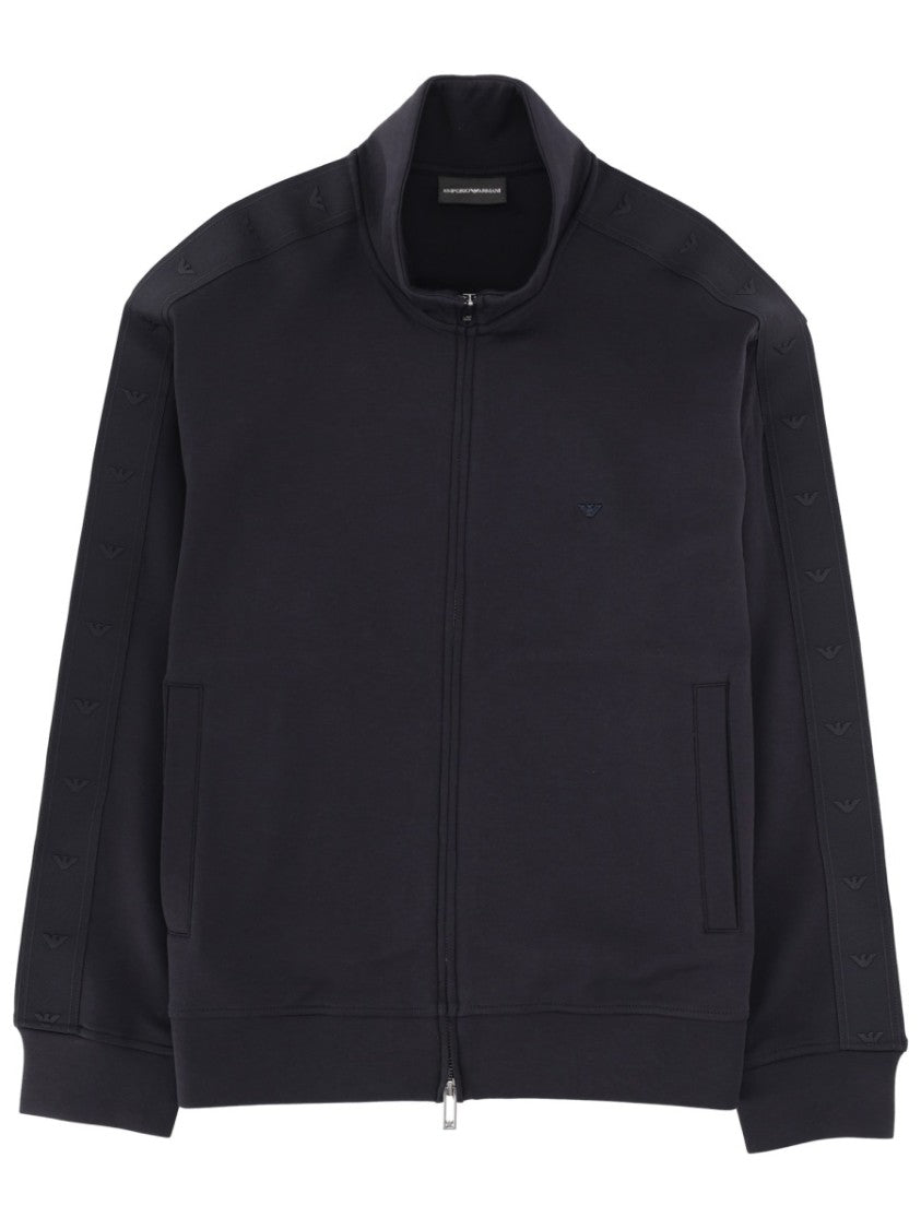 Emporio Armani Stand Collar Zip Sweatshirt