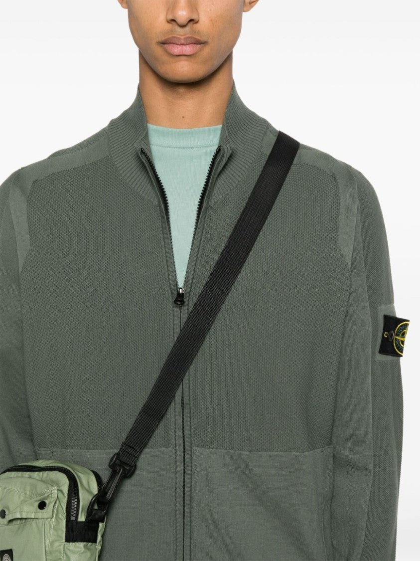 Stone Island Compasse-Badge Knitted Cardigan