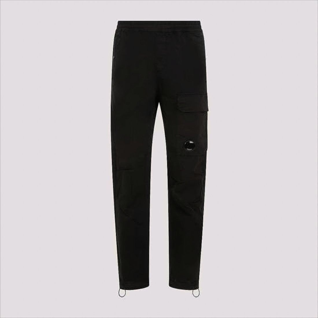 C.P. Company Straight Pants With Elastic Waistband And Cargo Pocket