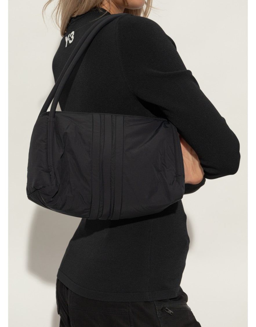 Y-3 Padded Stripes Logo Shoulder Bag