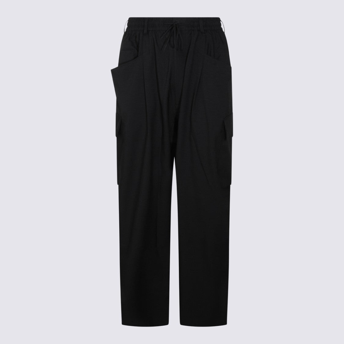Y-3 Cargo-Style Black Tech Trousers