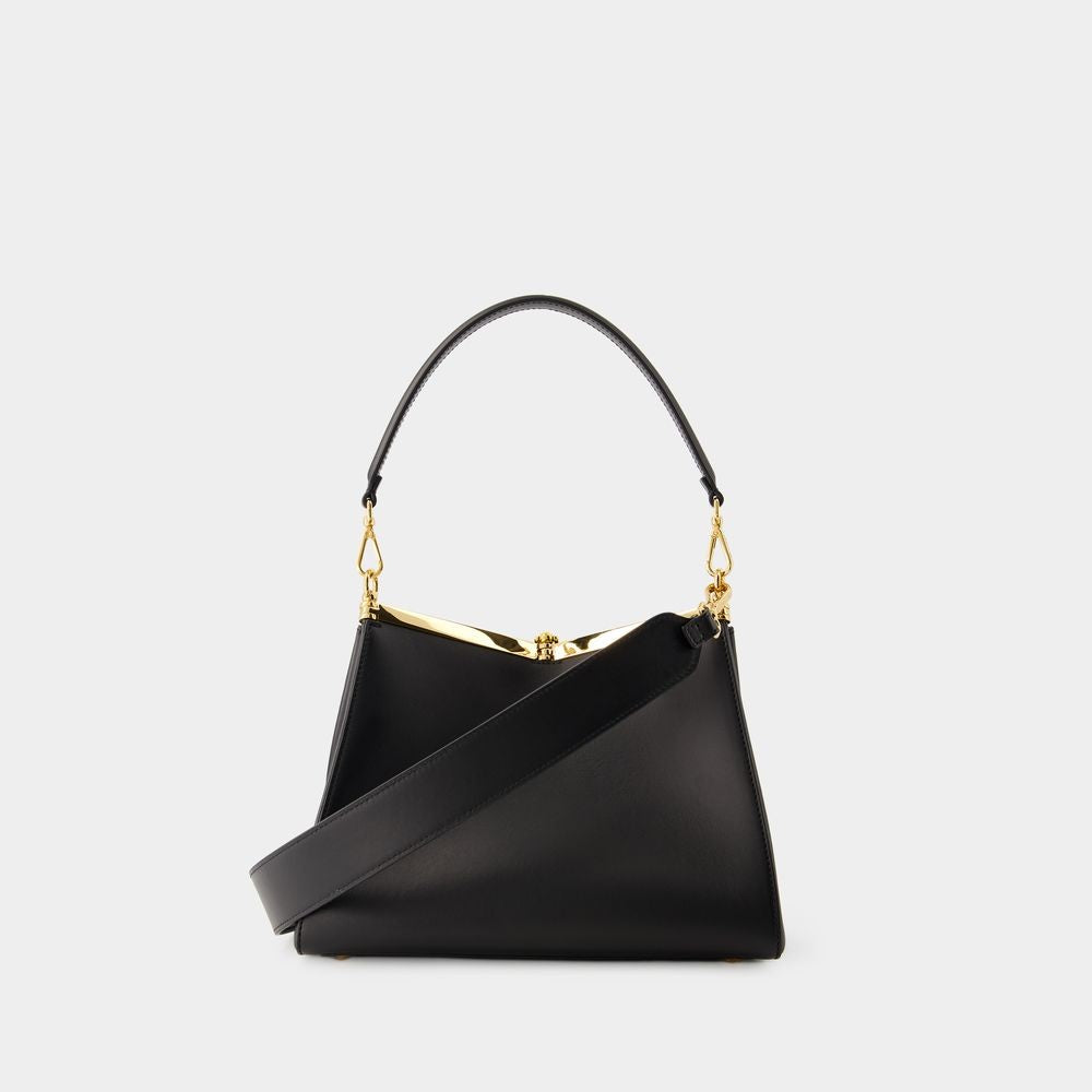 Etro Pelle Unita Hobo Bag - Leather - Black