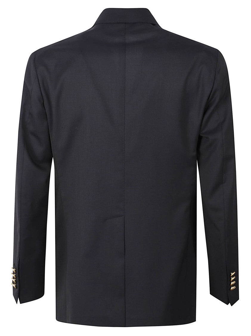 Tagliatore Double-Breasted Wool-Blend Coat