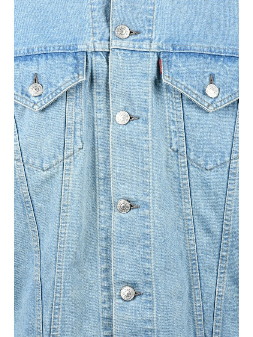 Junya Watanabe X Levi's Light Blue Structured Button Denim Jacket