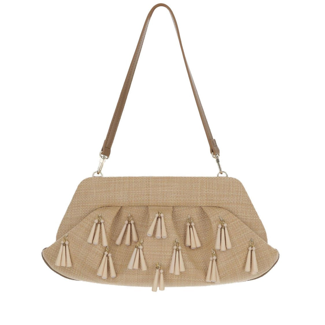 Themoirè Emera Paper Fringes Clutch Bag
