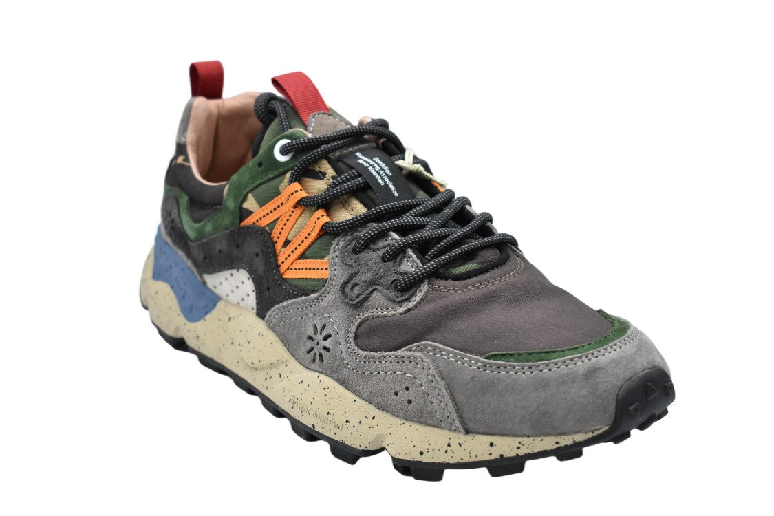 Flower Mountain Low Shoes Grey-Anthracite-Black
