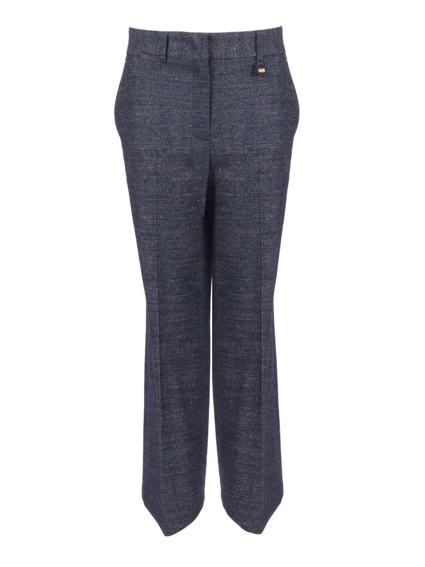Lorena Antoniazzi Tailored Straight Leg Pants With Structured Waistband