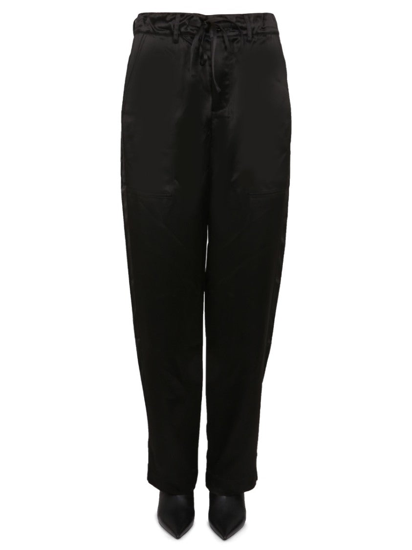 Proenza Schouler X White Label Slouch Fit Pants With Elastic Waistband