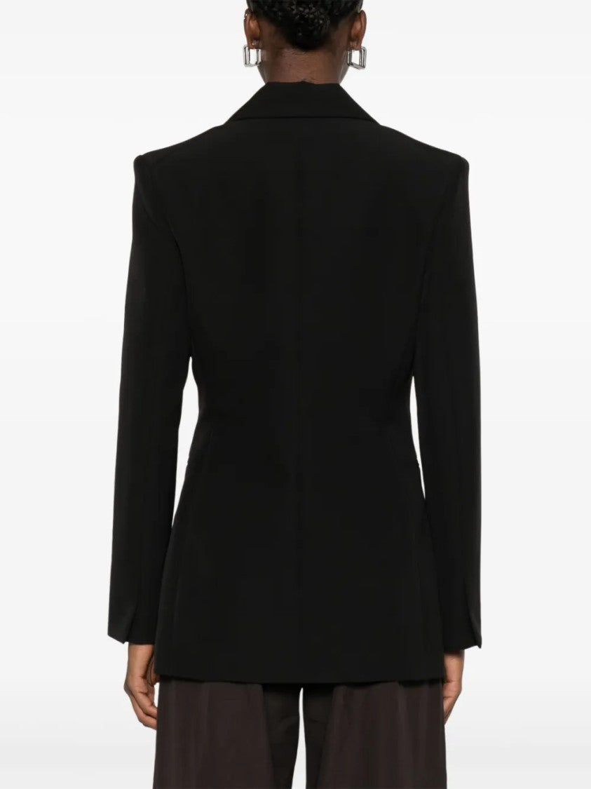 Moschino Tailored Women's Jacket With Structured Shoulders
