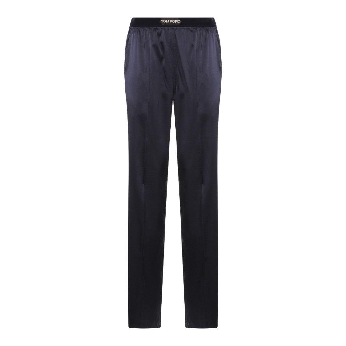 Tom Ford Navy Silk Pj Pants