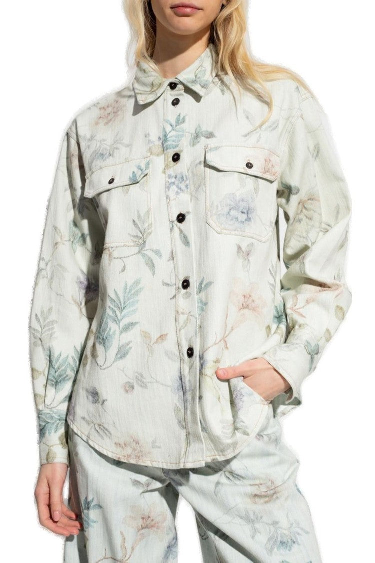 Forte Forte Kiss From A Rose Denim Shirt