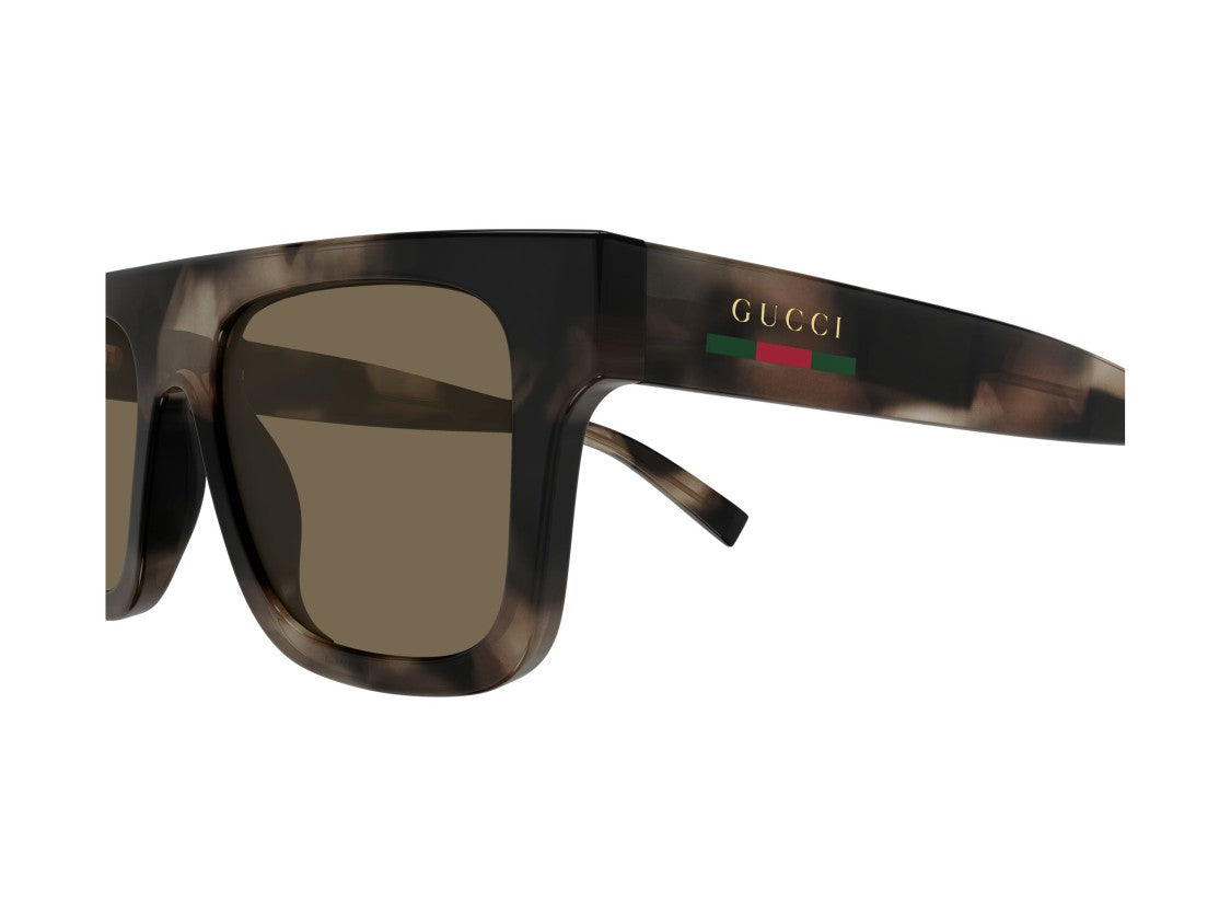 Gucci Tortoiseshell Gg2235s Oversized Square Sunglasses