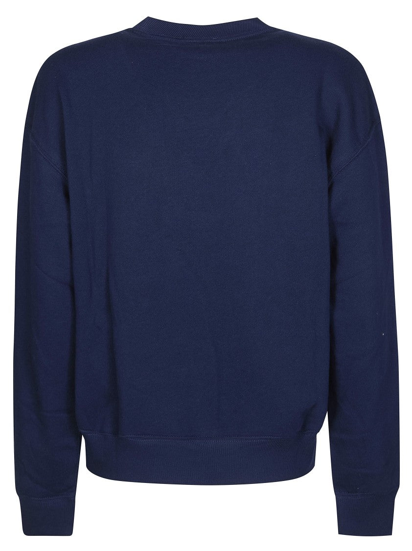 Polo Ralph Lauren Dark Navy Cropped Crewneck Sweatshirt
