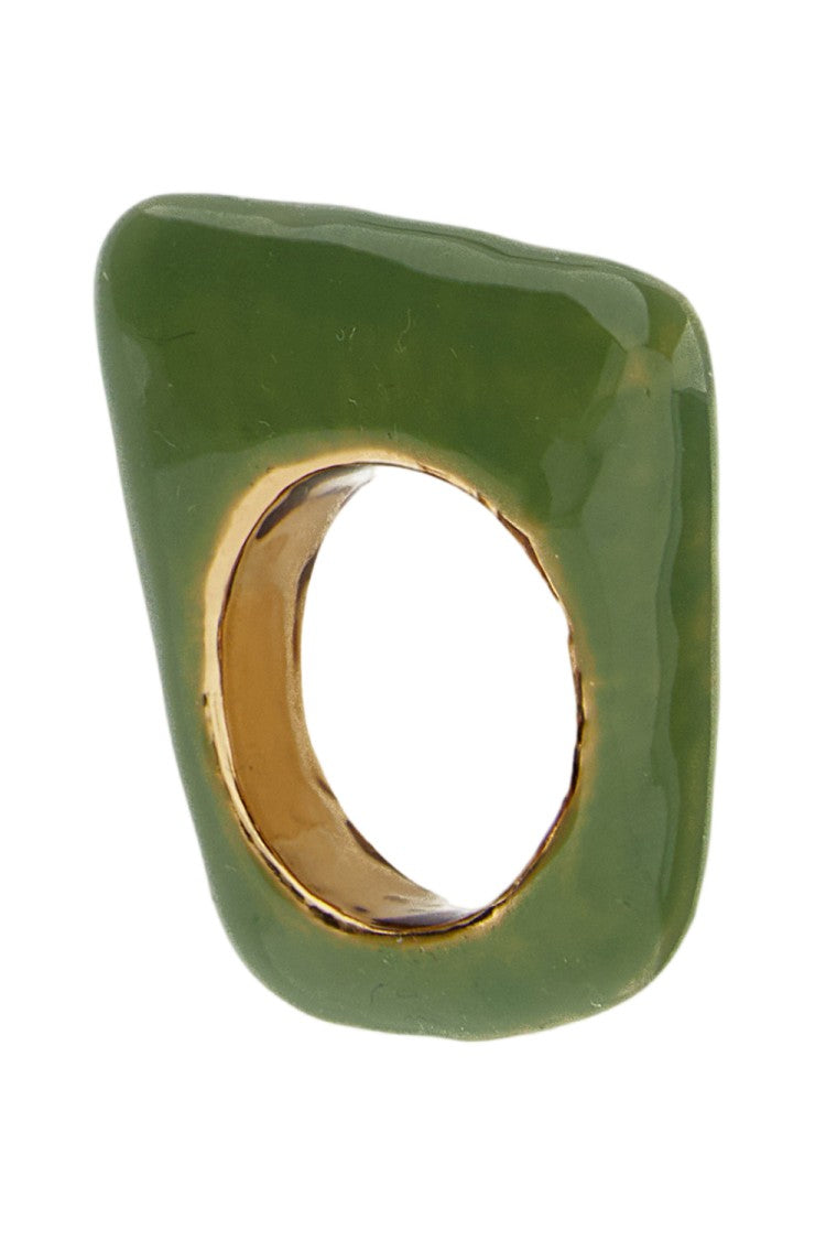 Marni Trapeze Enamel Ring