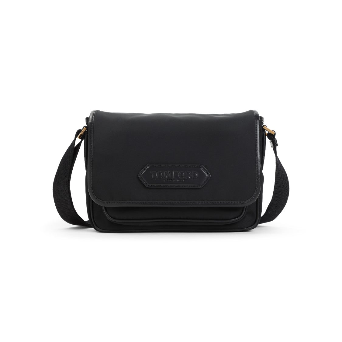 Tom Ford Messenger Black Polyester Shoulder Bag