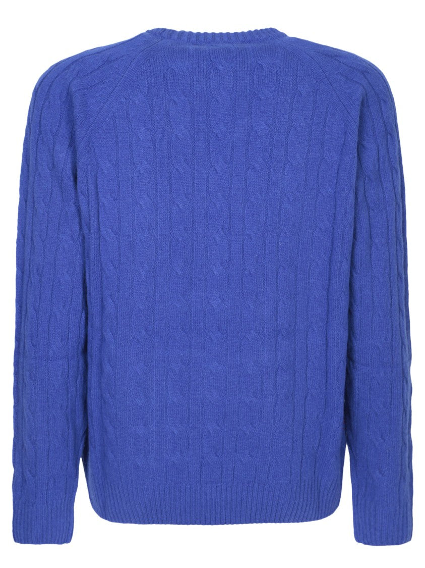Amaranto Blue Wool-Cashmere Knitwear