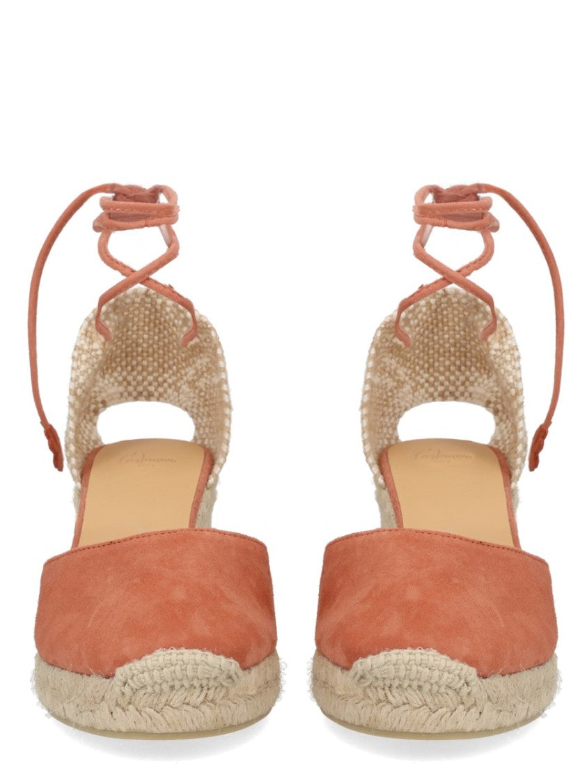 Castaner Suede Cute Jute Wedge Espadrilles
