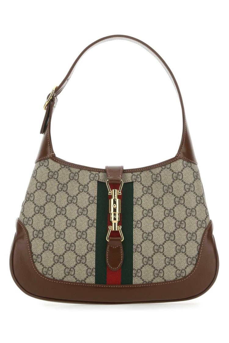 Gucci Monogram Canvas Shoulder Bag