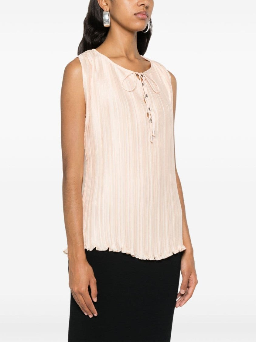 Lanvin Round Neck Sleeveless Top